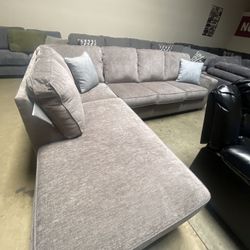 New Grey Sectional Sofa Was $1,199 Now $999
