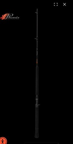 Casting Phenix black diamond inshore series.