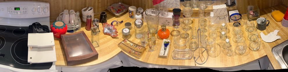 Miscellaneous glasses and Princess House crystal