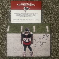 Leonard Floyd Autographed Photo