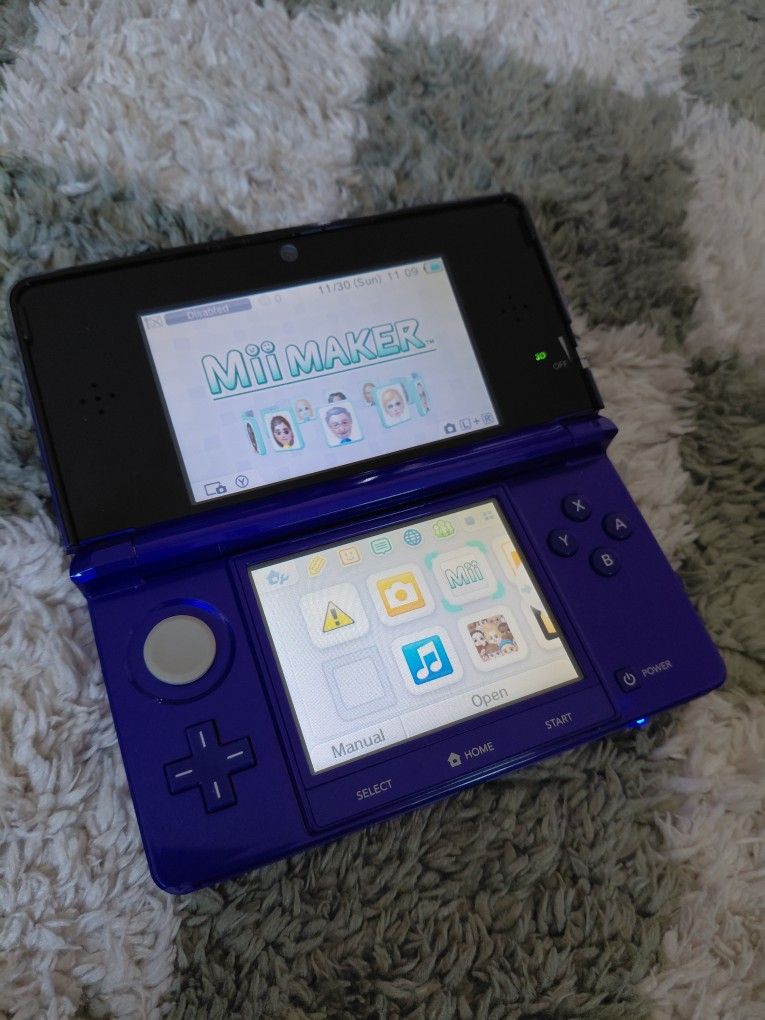 original Nintendo 3ds (midnight purple)
