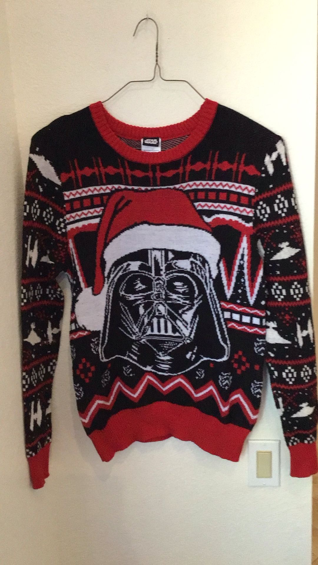 Star Wars Darth Vader Christmas Sweater Size M