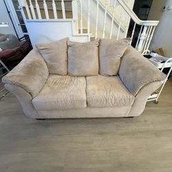 Ashley Furniture Love Set Sofa