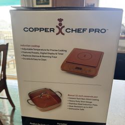 Copper Chef Pro Induction Cooktop + 11” Pan – Brand New in Box