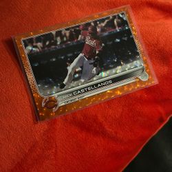 Nick Castellanos Orange refractor Parallel 27/299