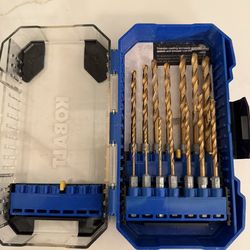 Kobalt drill bits titanium coated