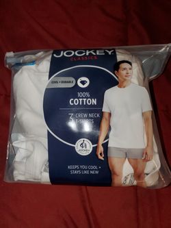 Jockey white t-shirts for men size M