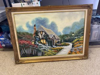 Candlers Cottage Thomas Kinkade Replica