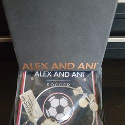 Alex and Ani Soccer Ball Braclet