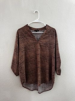 Brown Blouse