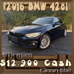 2016 BMW 428i GranCoupe , Coupe, Reliable, 4 Door, 