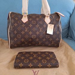 Louis Vuitton Matching HandBag And Wallet