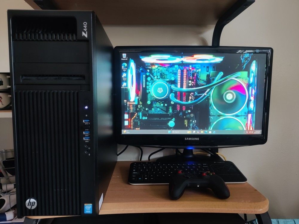 HP CAD/Gaming PC - Xeon E5 4.2ghz CPU, 16gb DDR4 Ram, Nvidia GeForce GTX 750 GPU (GTA V, Fortnite), NEW 256gb SSD, Windows 11, 500w, Z440 Workstation