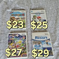 Nintendo Wii Games SEE PRICES