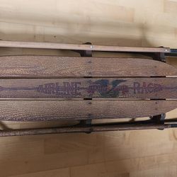 Antique 1935 Flexible Flyer Airline Racer #60  - 5 Feet Long