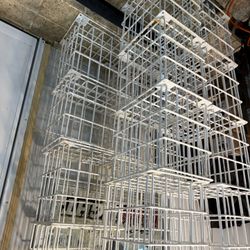 Commercial Freezer Stackable Metal Baskets