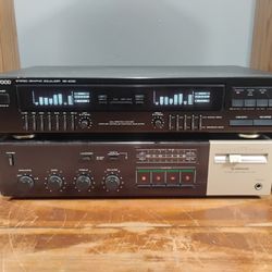 Rare Kenwood Equalizer Spectrum Analyzer