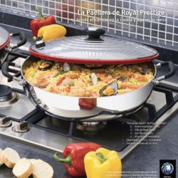 Royal prestige 10in paella pan with cover