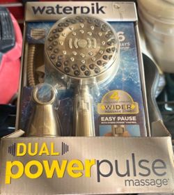 Waterpik Dual PowerPulse Massage Handheld Showerhead