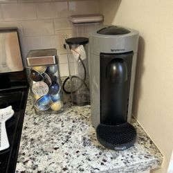 Nespresso  Vertuoplus + Assorted Pods (Like New)