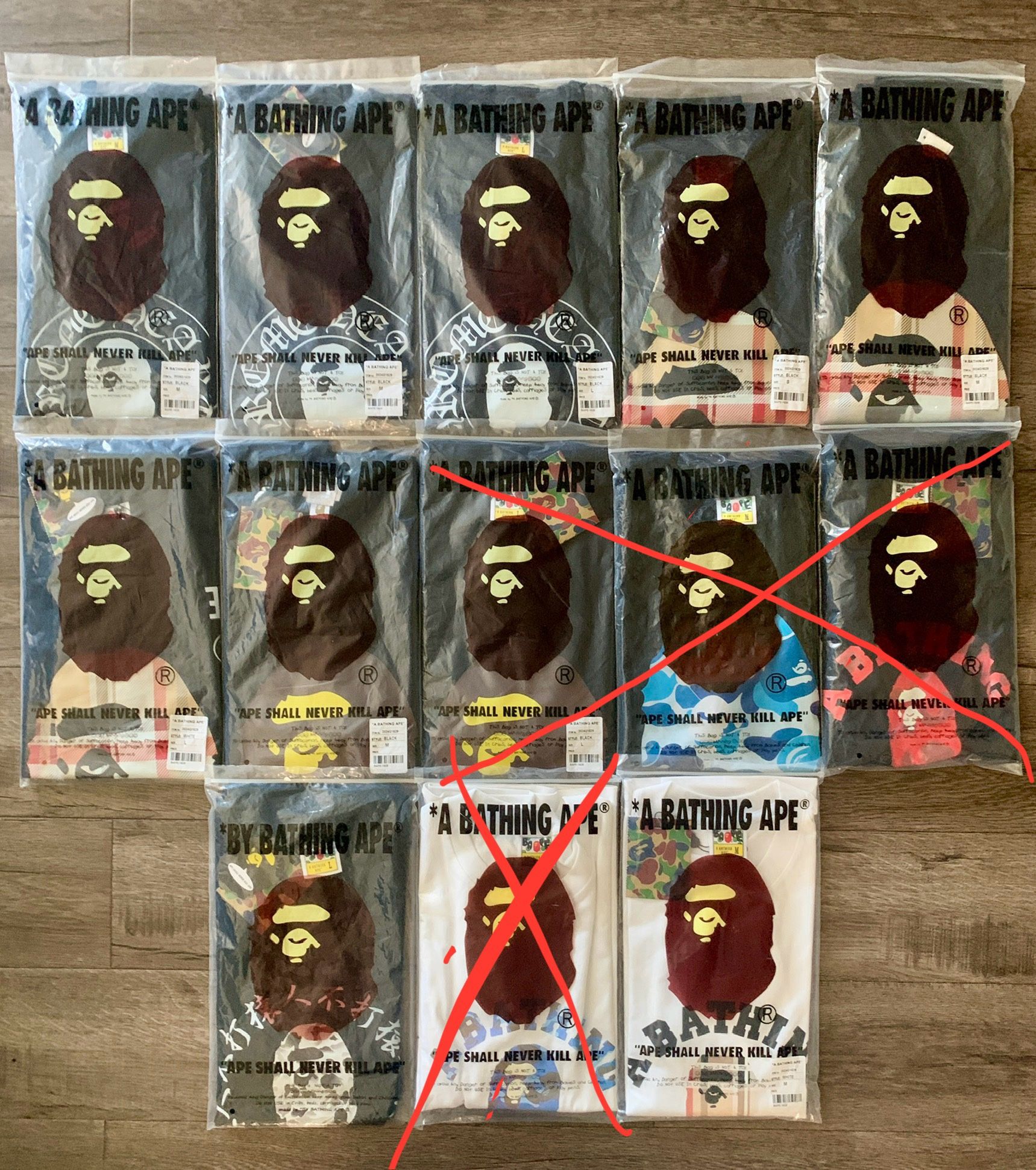 Bape Tees