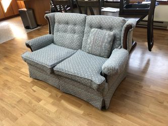 Loveseat and one pillow