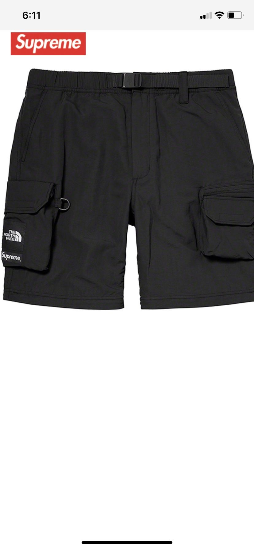 Supreme The North Face Belted Cargo Pant * LARGE