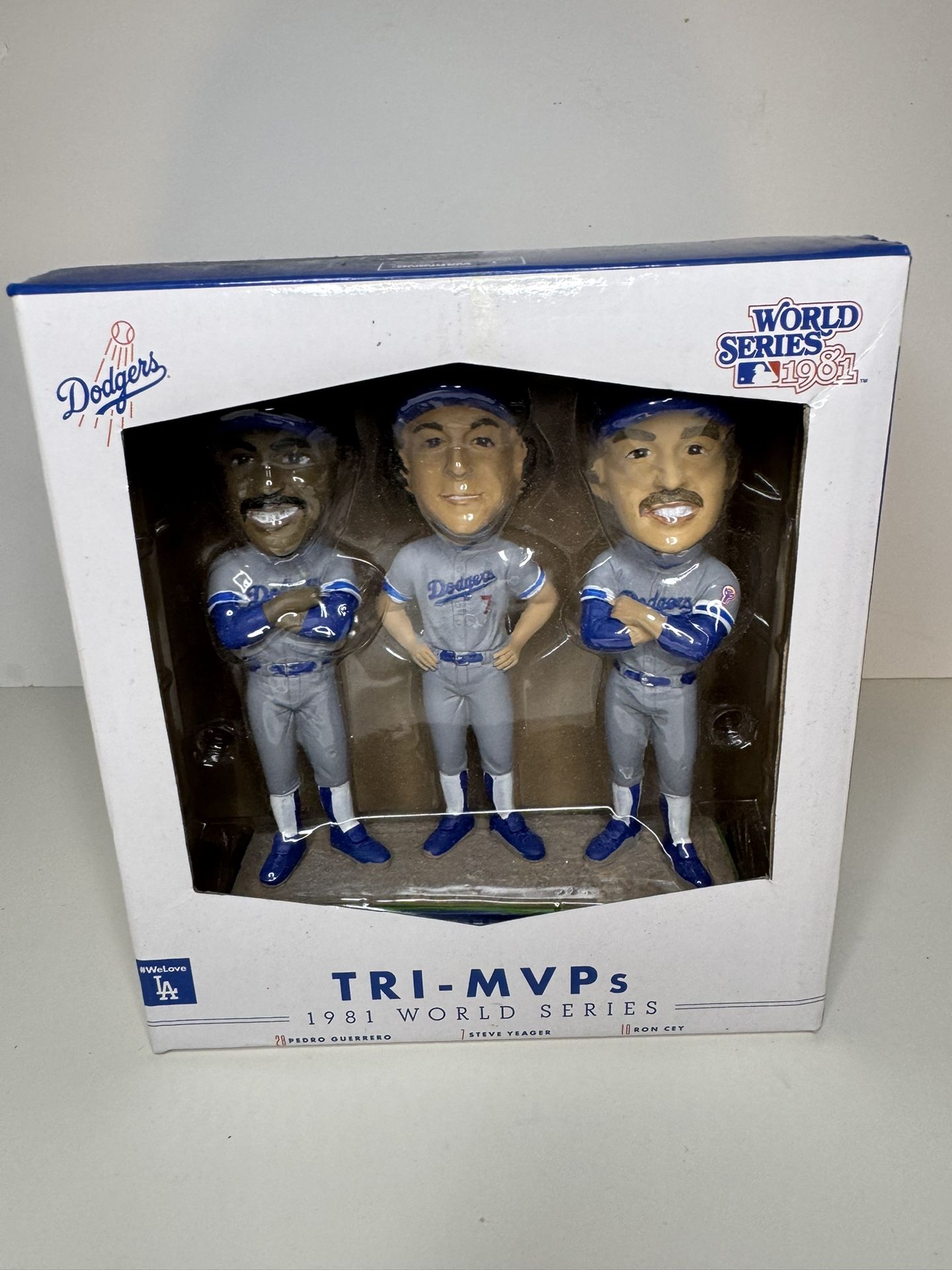 2016 La Dodgers Tri-MVP 1981 World Series Bobbleheads Guerrero