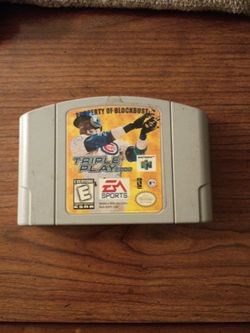TRIPLE PLAY 2000 Nintendo 64 game