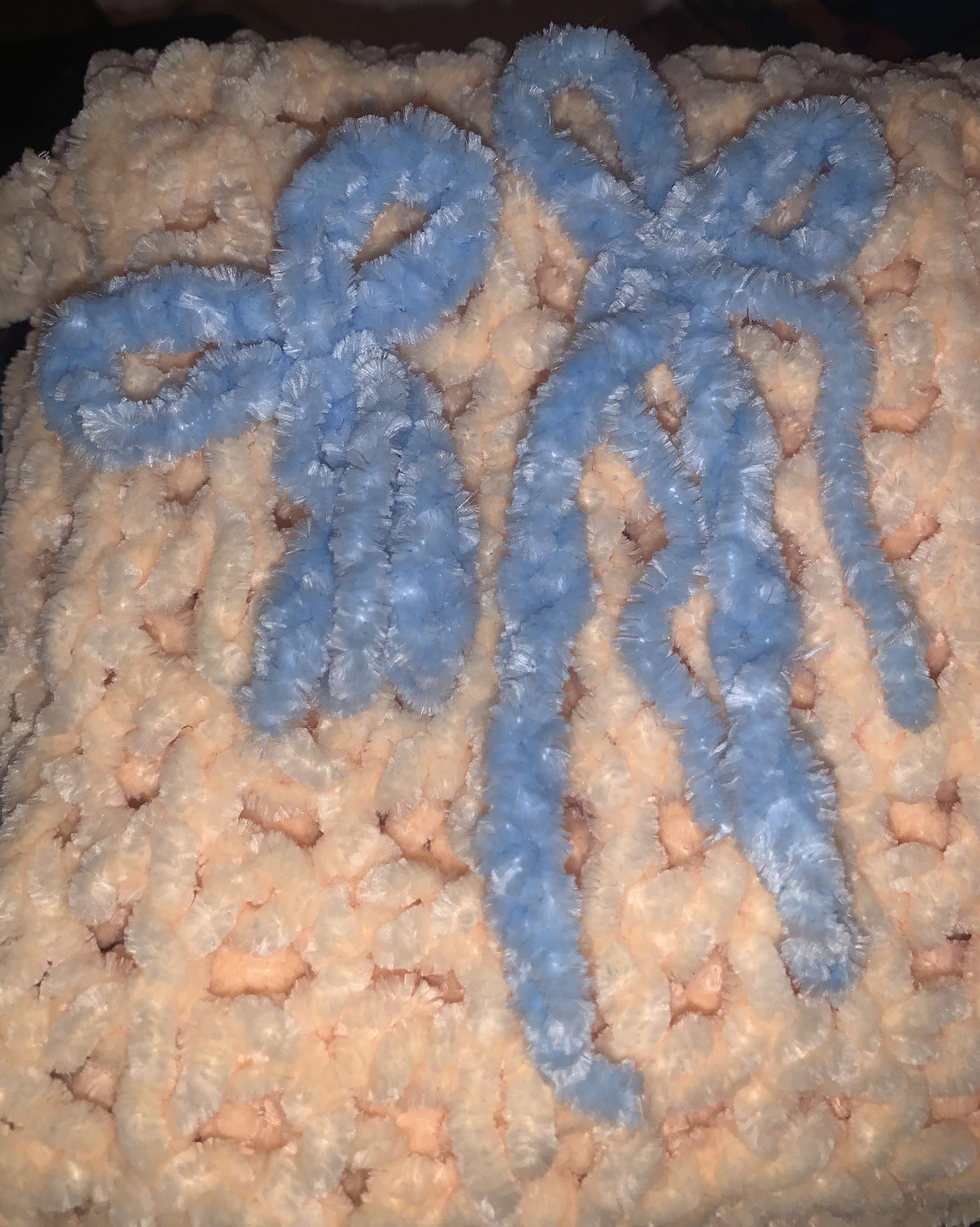 Handmade Crochet Chenille Scarves