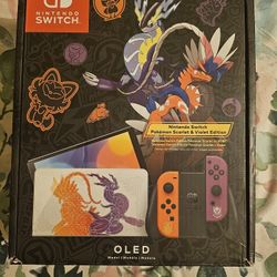 Nintendo Switch Console Pokemon Scarlet and Violet Edition OLED