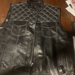 Element Leather Concealment Vest