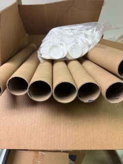 ULINE Poster Shipping Tubes S-3125 2 x 20 - 50 Count