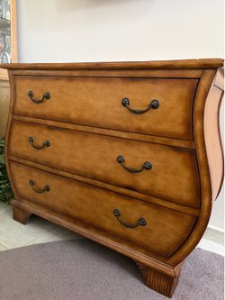 Wood Bombe Dresser