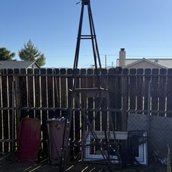 Antique Windmill Stand