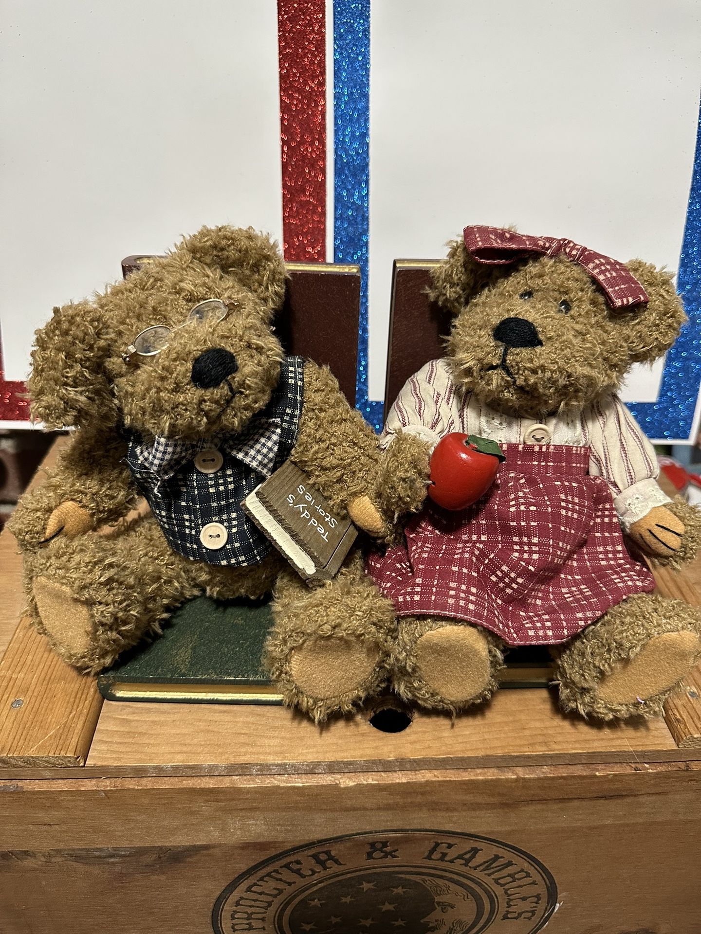 Teddy Bear Bookends