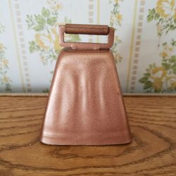 Copper-Tone Cow Bell

