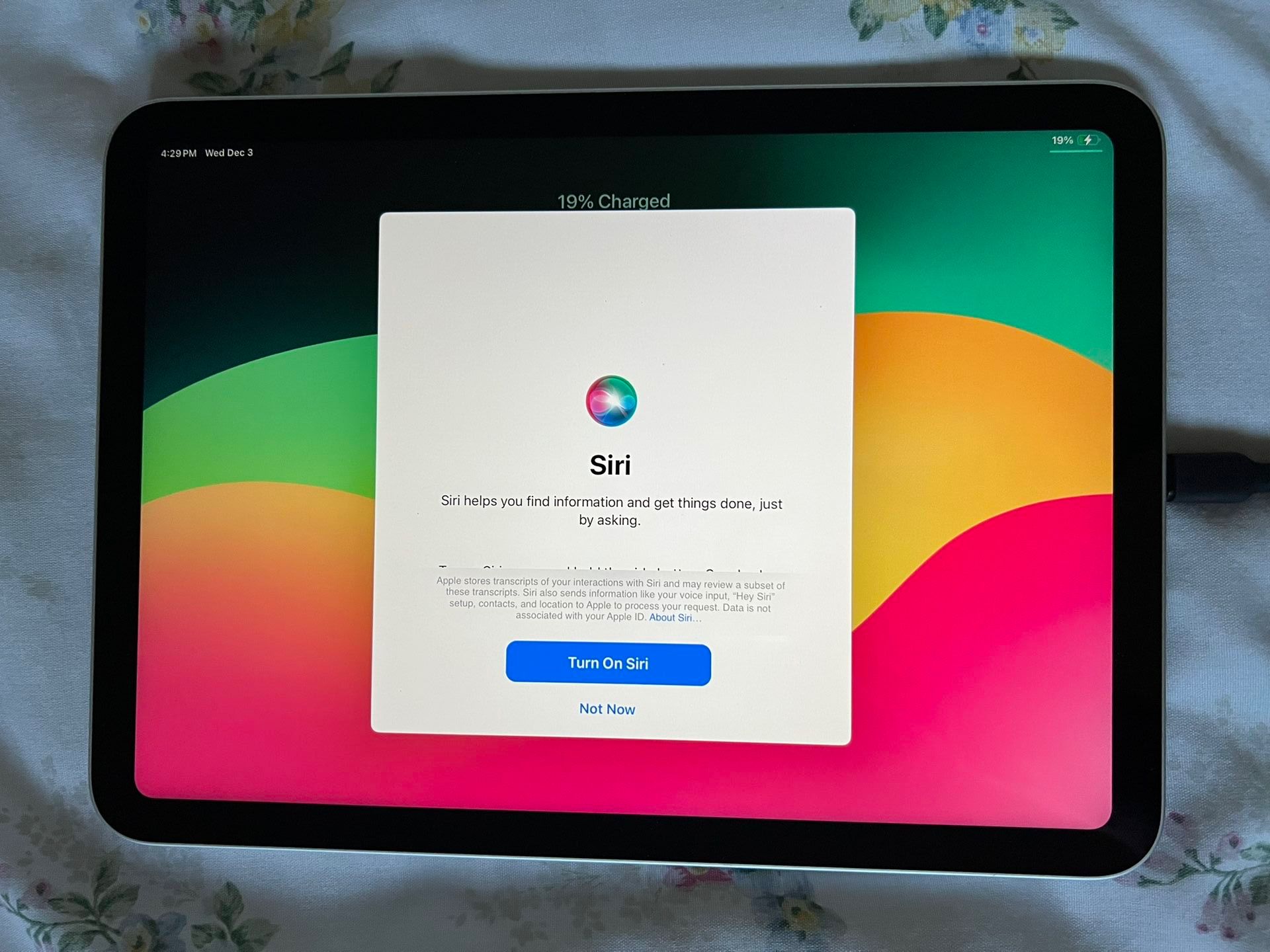 Apple iPad 10 - 64GB -  SILVER - WIFI