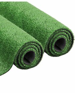 5 ft x 8 ft Artificial Grass Turf Rug Indoor/Outdoor Synthetic Lawn Mat — 40 Sq