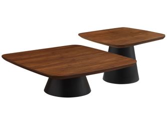 Eason Walnut Coffee Table Set