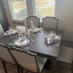 Living room and dining table