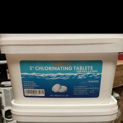 22lb 3” Swimming Pool Chlorinating Tablets Chlorine Tablets Tabs