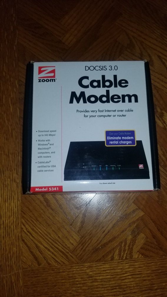zoom cable modem 3.0 5314