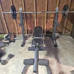 Bench Set With Weights