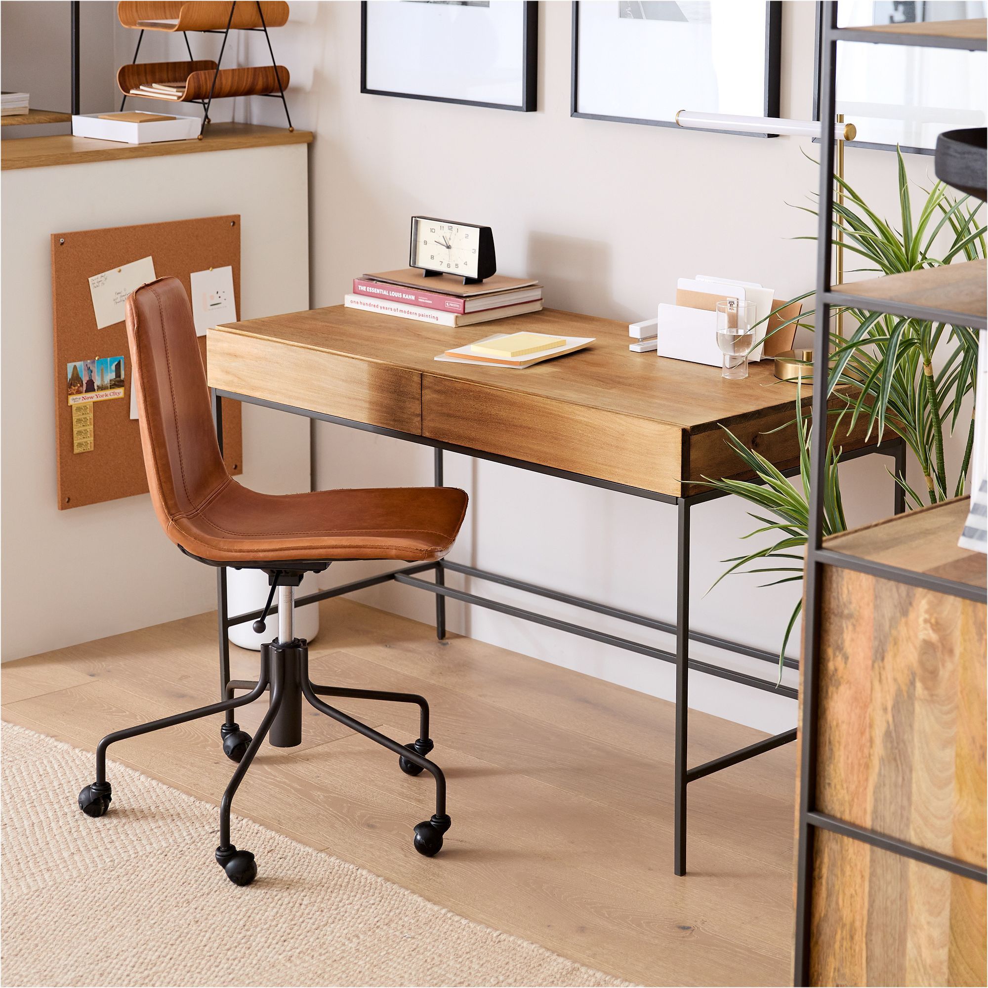 48” Industrial Storage West Elm Desk