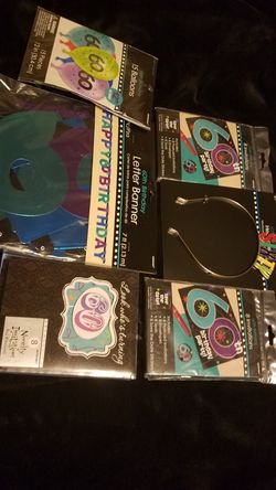 Birthday 60 items
