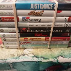 Xbox 360 & PS2 GAME BUNDLE 