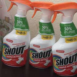 Shout stain removers