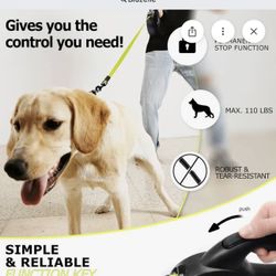 🦮🎁8m long dog leash for dogs up to 50kg flexible retractable leash