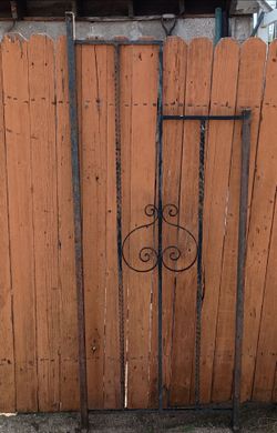 Vintage Wrought Iron Gate Frame